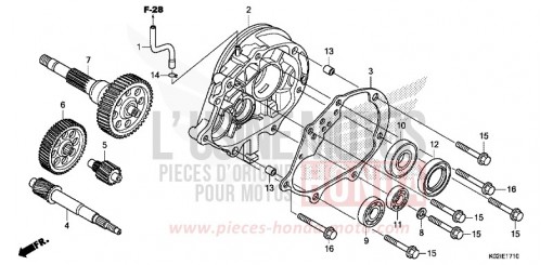 BOITE DE VITESSES SH150G de 2016